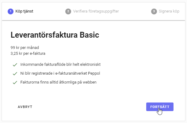 Steg 1: Starta köp