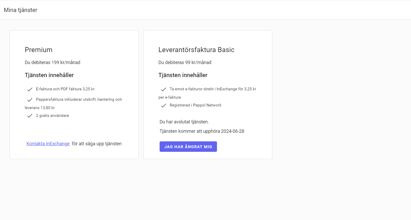 Ångra uppsägning