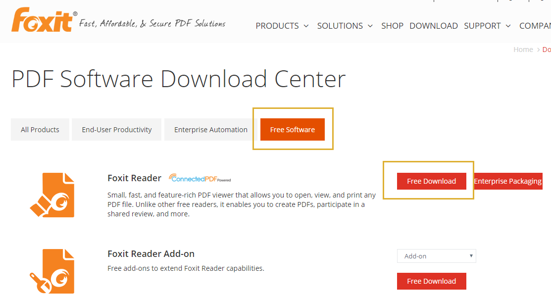 foxit pdf printer free