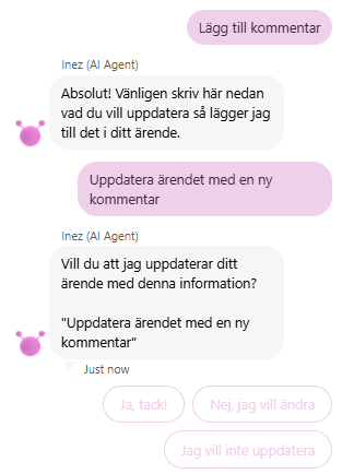 Lägg till kommentar i botten